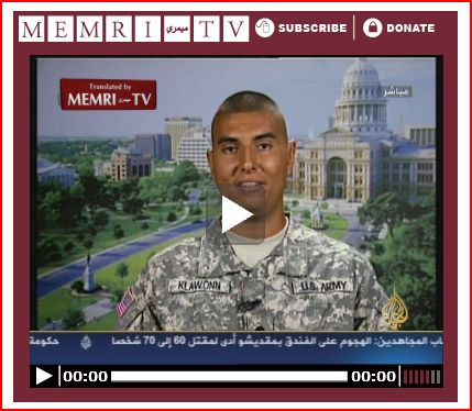 U.S. Muslim soldier Zachari Klawonn went on Al-Jazeera TV