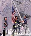 9-11 flag raising